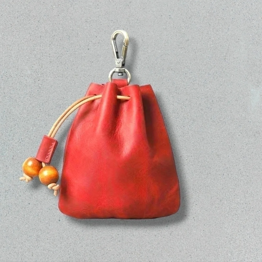 Artisan leather pouch NEW - Picture 4 of 5